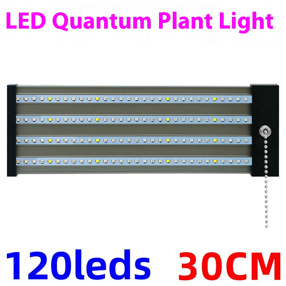 LED Pflanzenlampe mit Vollspektrum-Beleuchtung, energiesparende Technologie, ideal für Zimmerpflanzen, mit Zugschalter.
