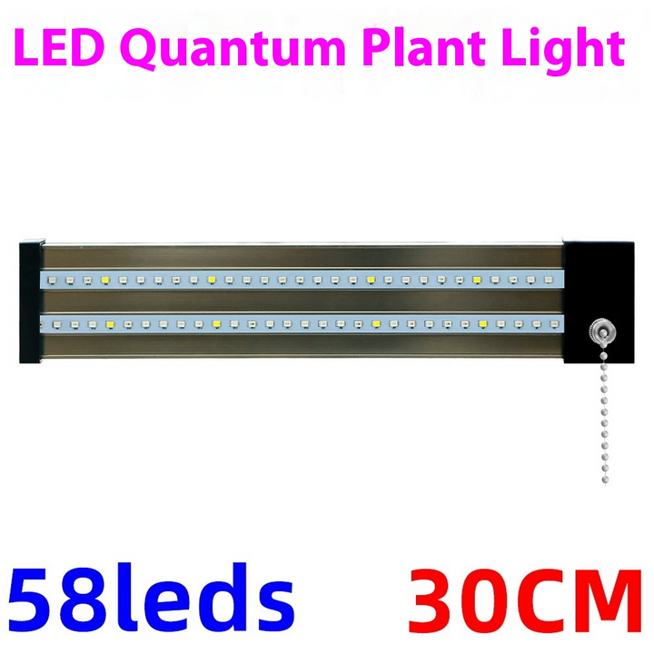 LED Pflanzenlampe mit Vollspektrum-Beleuchtung, energiesparende Technologie, ideal für Zimmerpflanzen, mit Zugschalter.
