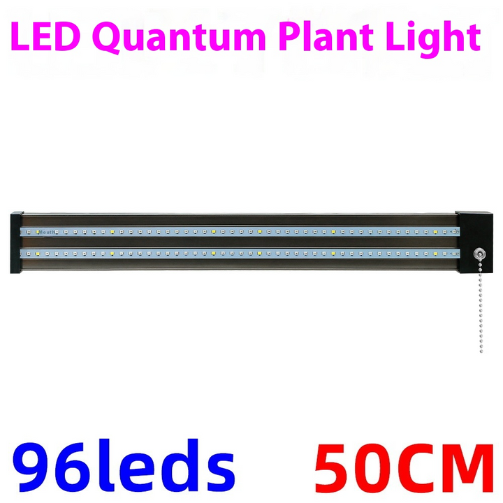 LED Pflanzenlampe mit Vollspektrum-Beleuchtung, energiesparende Technologie, ideal für Zimmerpflanzen, mit Zugschalter.