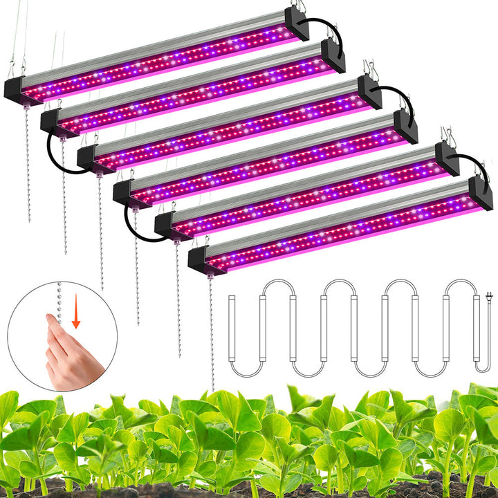 LED Pflanzenlampe mit Vollspektrum-Beleuchtung, energiesparende Technologie, ideal für Zimmerpflanzen, mit Zugschalter.