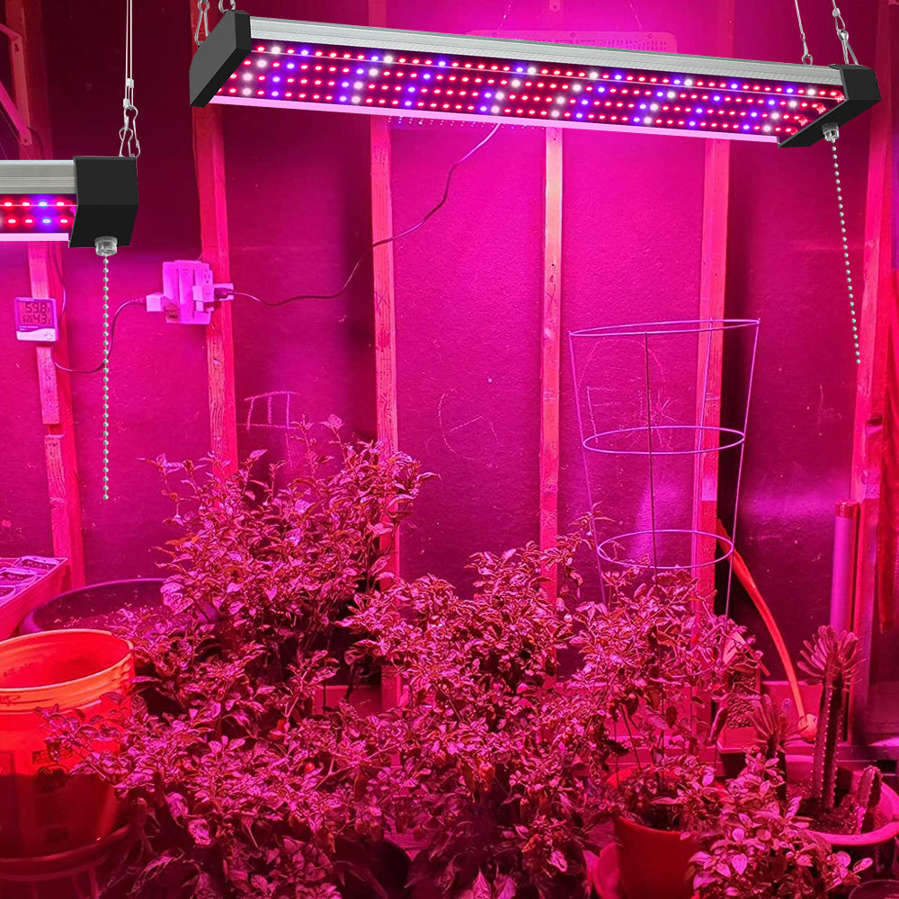 LED Pflanzenlampe mit Vollspektrum-Beleuchtung, energiesparende Technologie, ideal für Zimmerpflanzen, mit Zugschalter.
