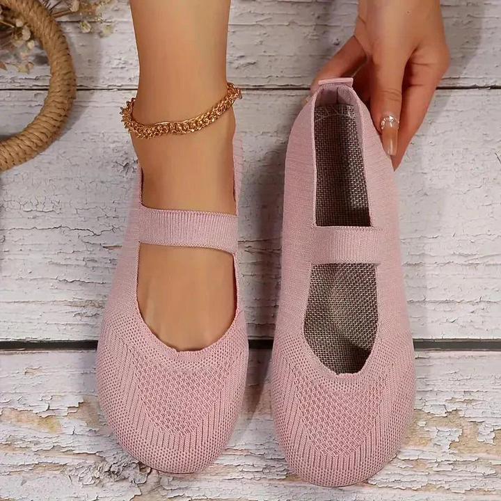 Leichte Damen Slip-On Schuhe, atmungsaktiv, weiche Innensohle, rutschfeste Sohle, ideal für Casual-Outfits.