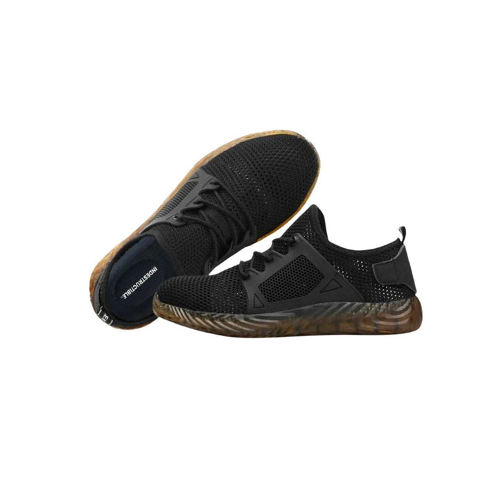 "Leichte EN ISO Sicherheitsschuhe, stoßfest, nagelfest, modisches Mesh-Design, aus Kevlar, nur 400g, für Arbeit und Freizeit.