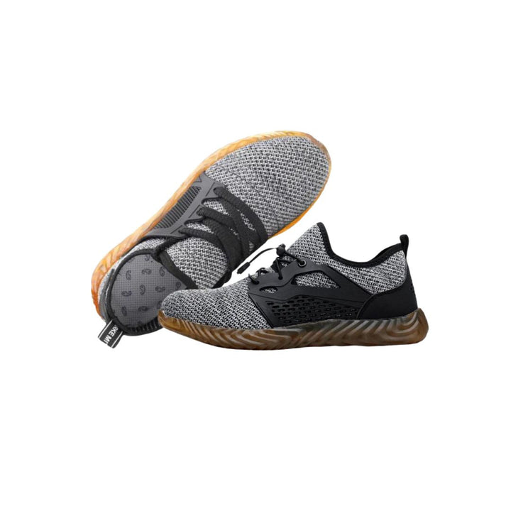 "Leichte EN ISO Sicherheitsschuhe, stoßfest, nagelfest, modisches Mesh-Design, aus Kevlar, nur 400g, für Arbeit und Freizeit.