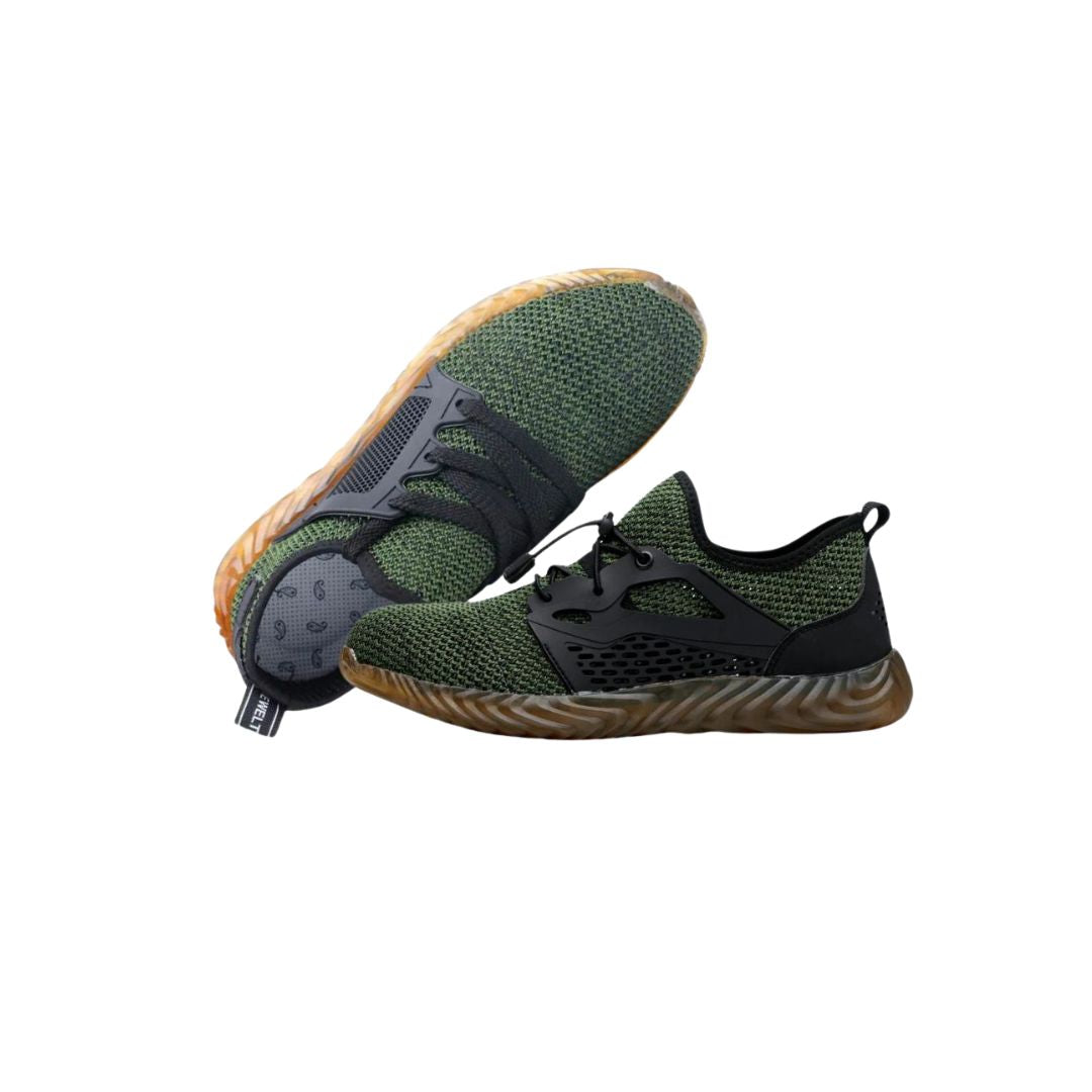 "Leichte EN ISO Sicherheitsschuhe, stoßfest, nagelfest, modisches Mesh-Design, aus Kevlar, nur 400g, für Arbeit und Freizeit.