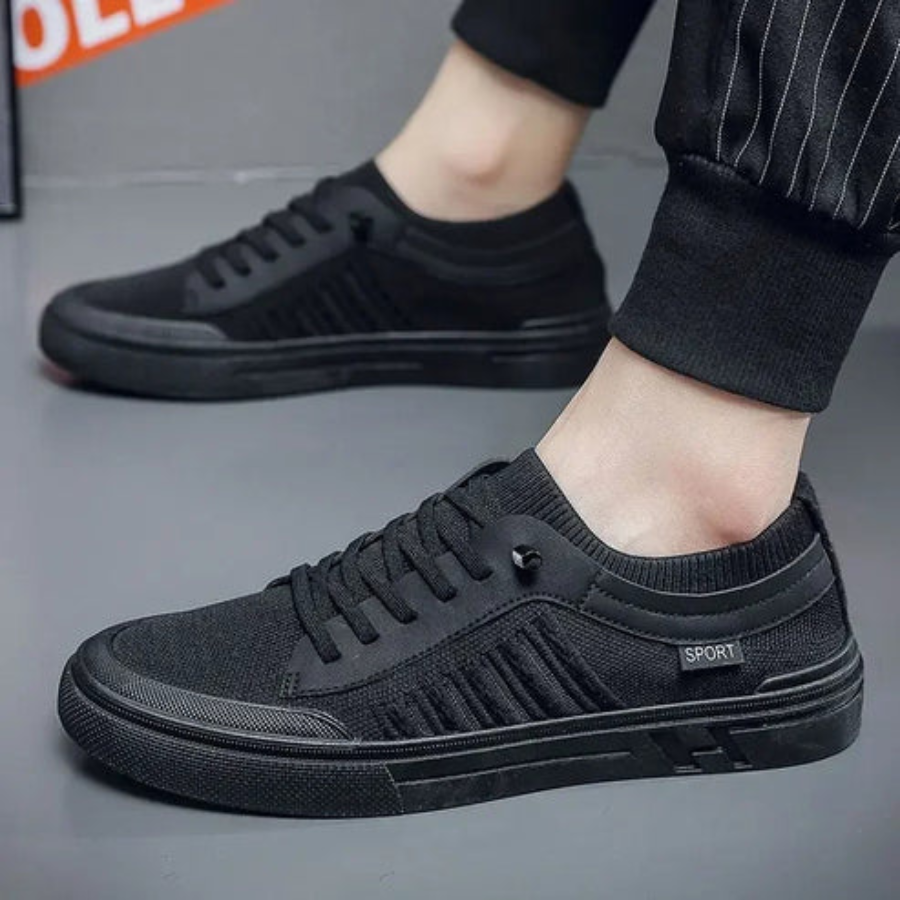 Leichte Herren Sneaker in Grau mit flexibler Sohle, ideal für Freizeit und Alltag, bieten Komfort und bewegungsfreundliches D