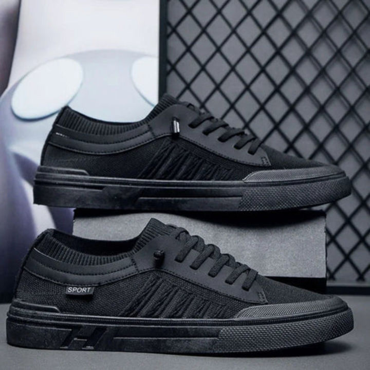 Leichte Herren Sneaker in Grau mit flexibler Sohle, ideal für Freizeit und Alltag, bieten Komfort und bewegungsfreundliches D