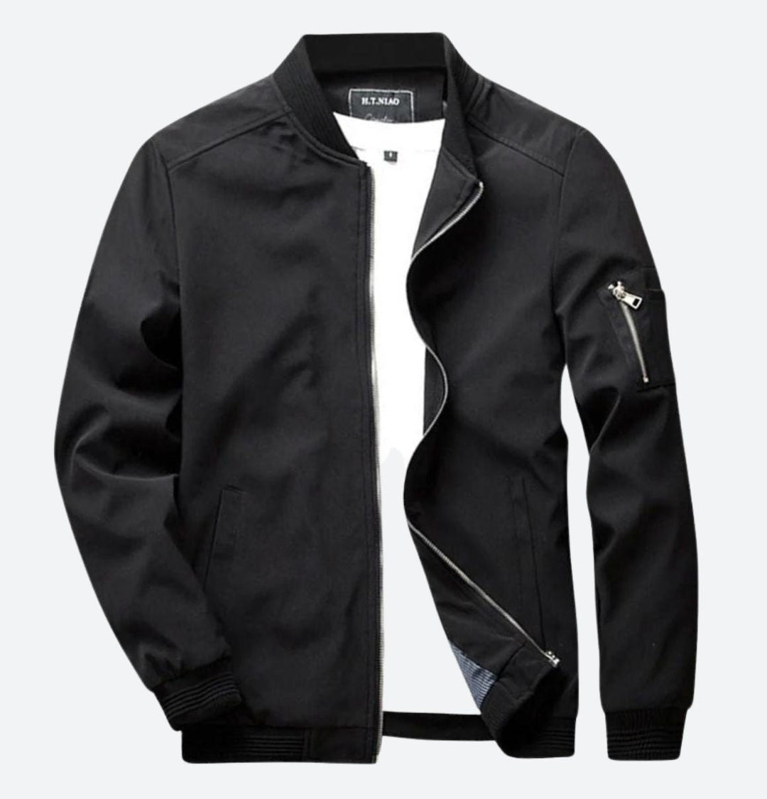 "Leichte Herren Sommerjacke, atmungsaktiv, stilvoll, ideale Übergangsjacke für Frühling und Sommer, vielseitig kombinierbar."