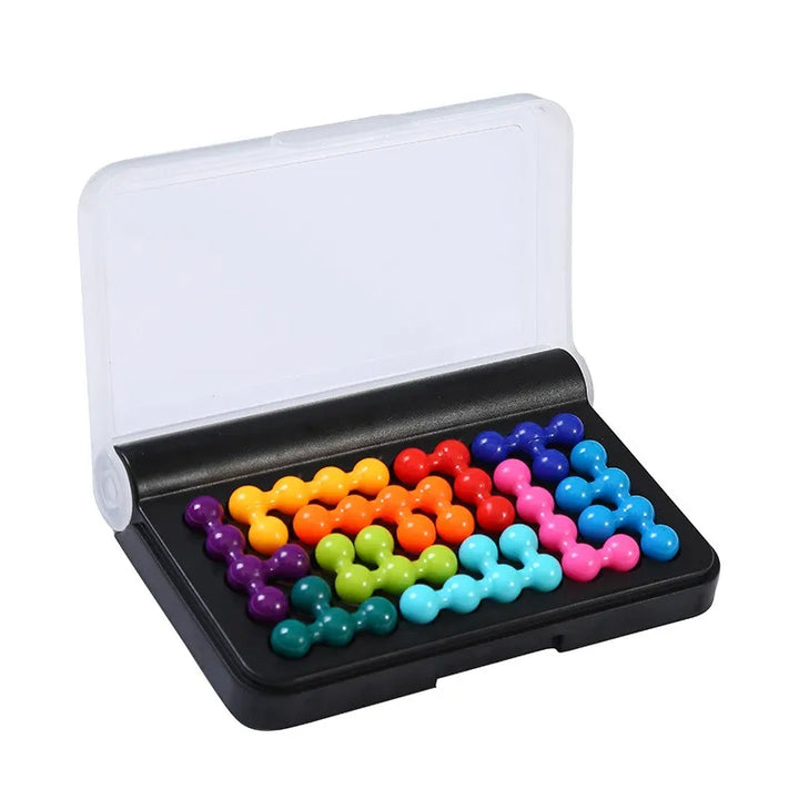 "Leuchtendes 3D-Puzzle-Brettspiel mit Pyramiden-Design, 120 Aufgaben für kognitive Entwicklung und Lernspaß für Kinder."