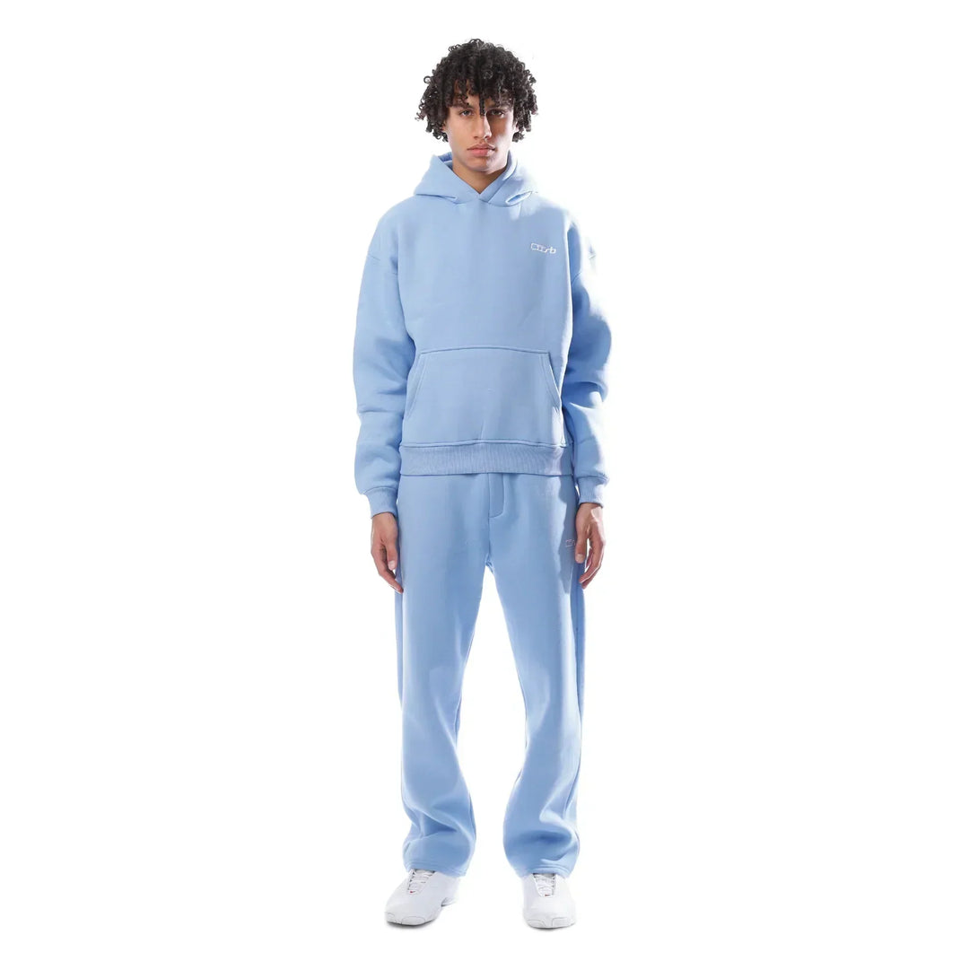"Lounge Set Blau, bequemes Damen-Outfit, vielseitig tragbar, weiches Material, ideal für Zuhause und unterwegs."