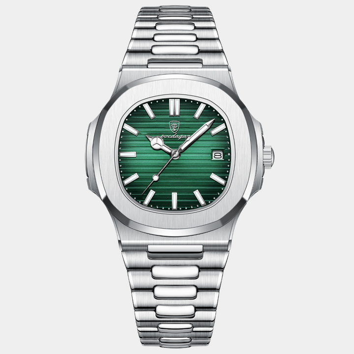 Luxuriöse Herrenuhr Ludwig in elegantem Design mit rundem Zifferblatt, feinen Details und verstellbarem, klassischem Armband.