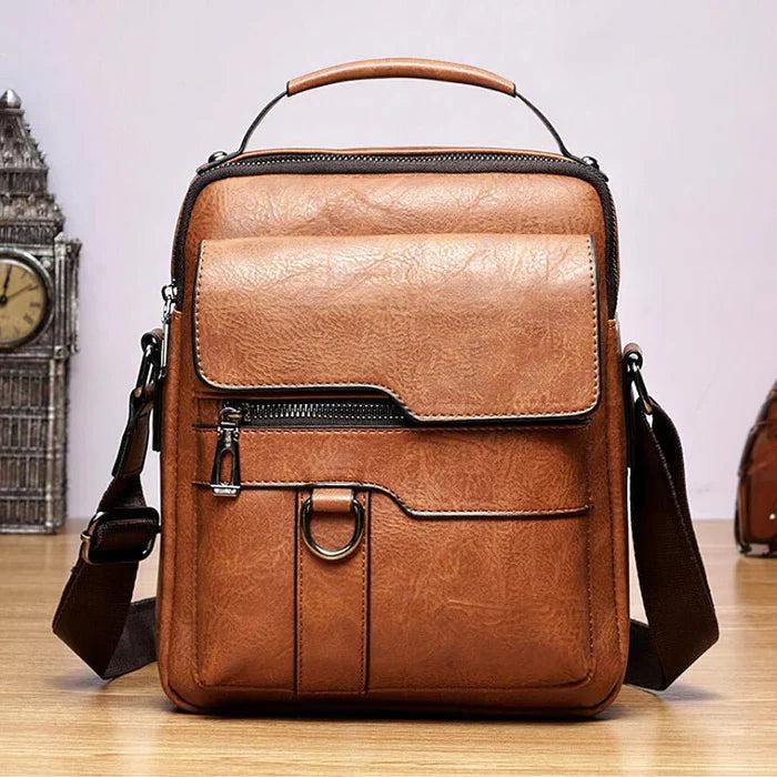 Luxuriöse Leder Schultertasche, elegant designt mit geräumigen Fächern, ideal für moderne Frauen; stilvoll und praktisch.