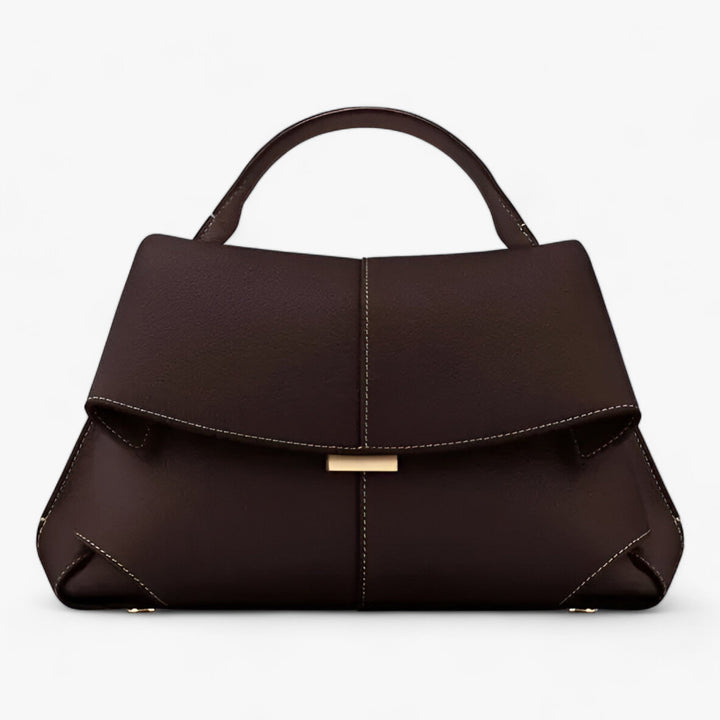 Luxuriöse Lederhandtasche für Frauen, elegant französisch inspiriert, Schwarz, Camel, Bordeaux, ideal für Alltag und Anlässe.