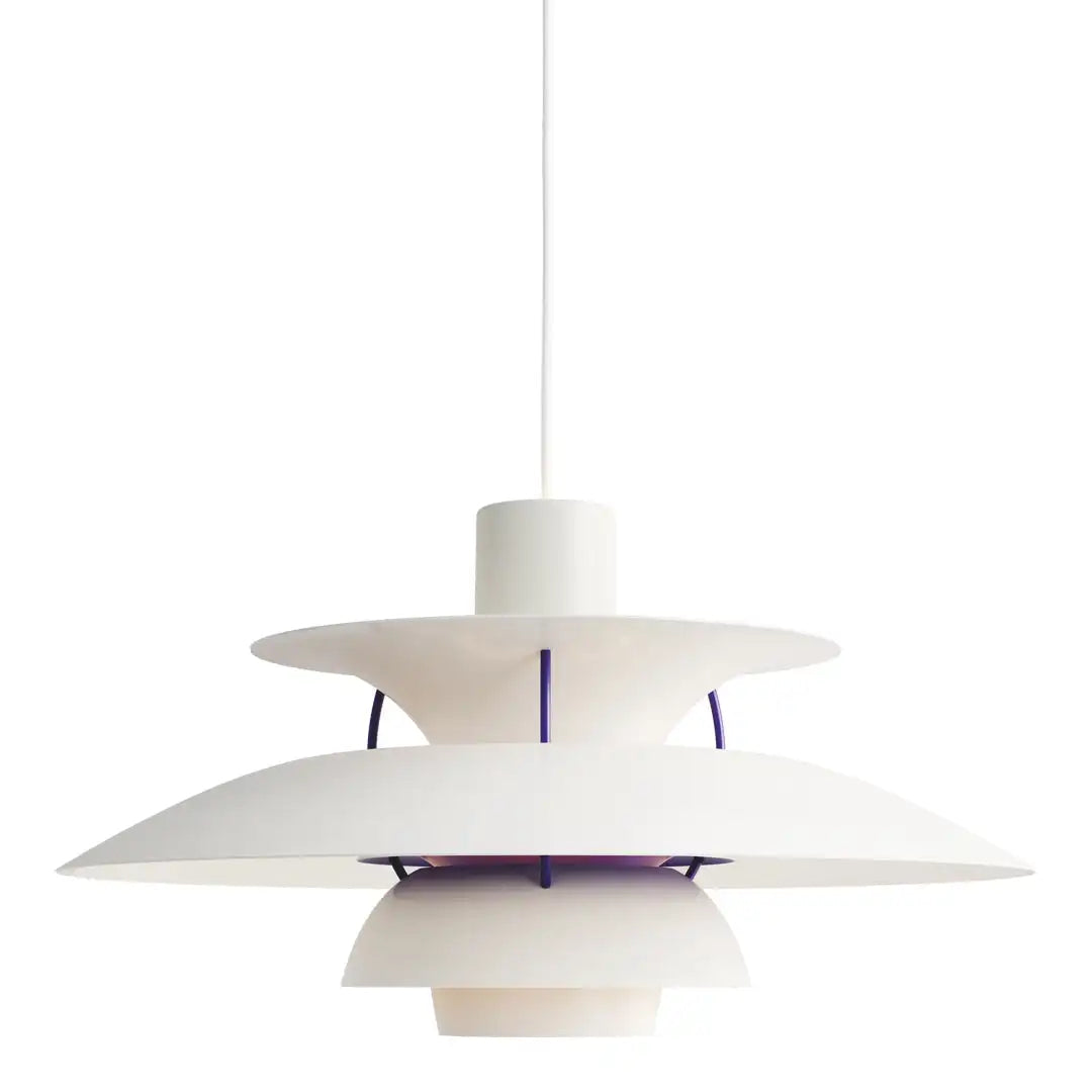 Luxuriöse runde LED-Deckenlampe, modernes Design, schwebend, in Schwarz-Weiß, perfekt für stilvolle Wohnräume.