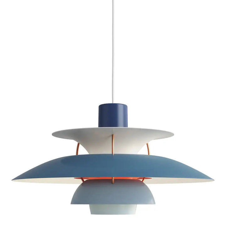 Luxuriöse runde LED-Deckenlampe, modernes Design, schwebend, in Schwarz-Weiß, perfekt für stilvolle Wohnräume.