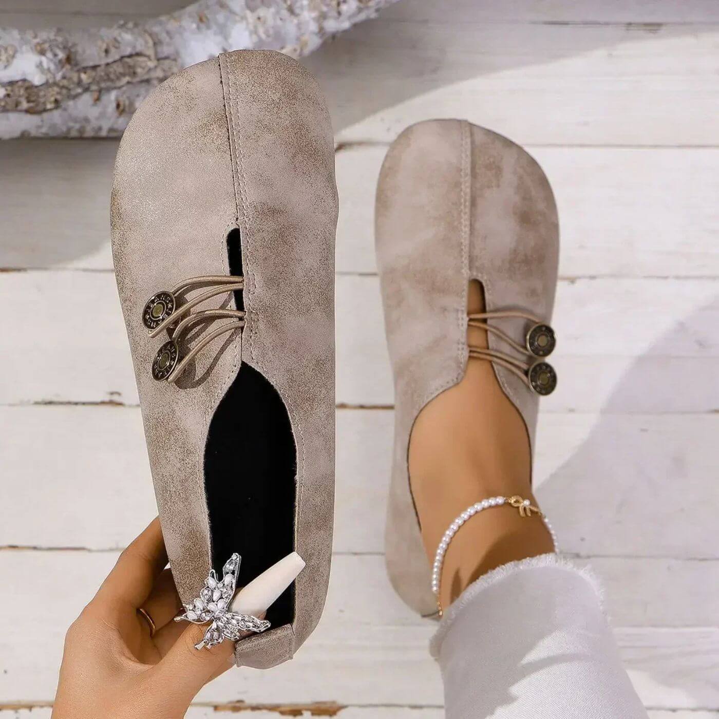 "Lydia orthopädische Damen-Schuhe, Wildleder, atmungsaktiv, diverse Farben, mit weichem Fußbett, optimaler Komfort."