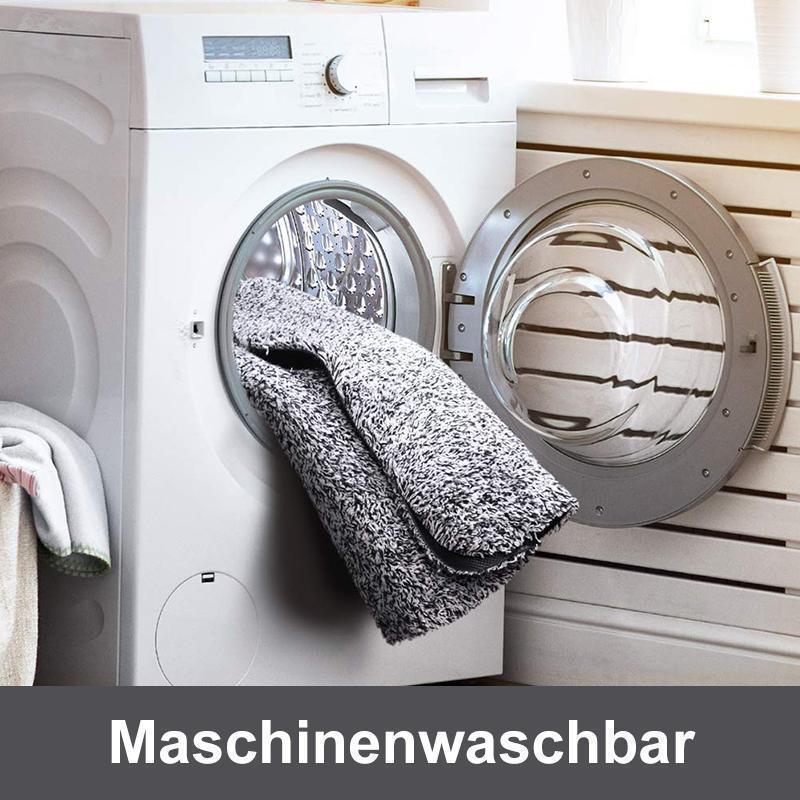 "Magische dunkelgraue Schmutzfangmatte, ultra saugfähig, rutschfest, in 70x45 cm Größe, für Eingangsbereich."
