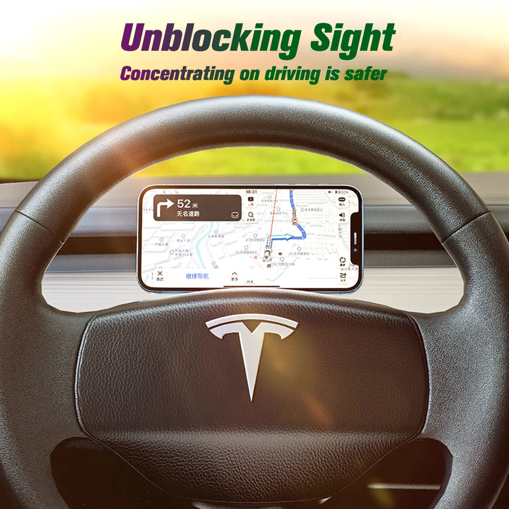 "Magnetische Handyhalterung im Auto mit Magsafe-Technologie, 360-Grad-Drehung und klappbarem Design für sicheren Halt."