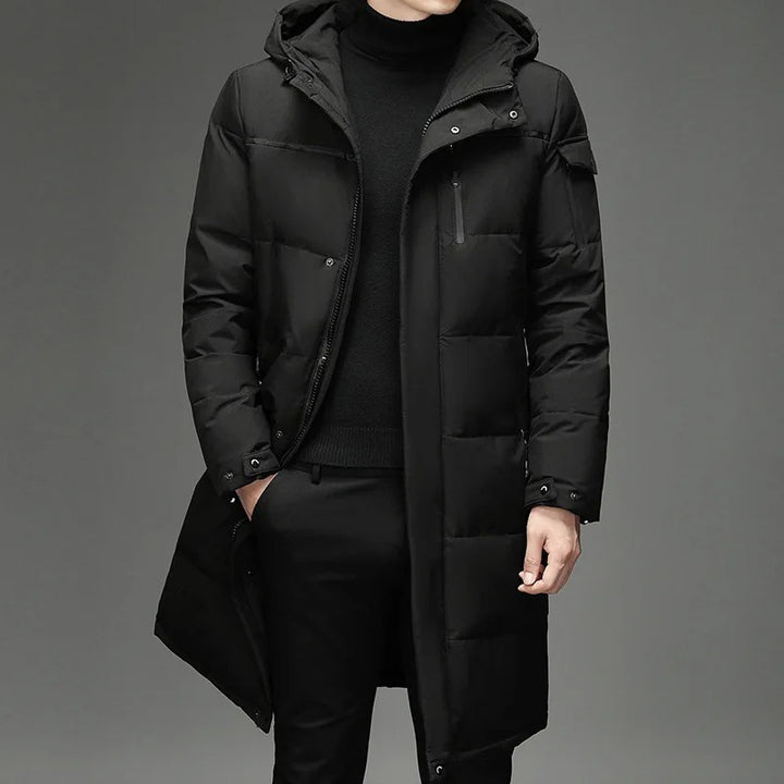 Herren Daunenparka - Wasserdicht, Atmungsaktiv & Warm