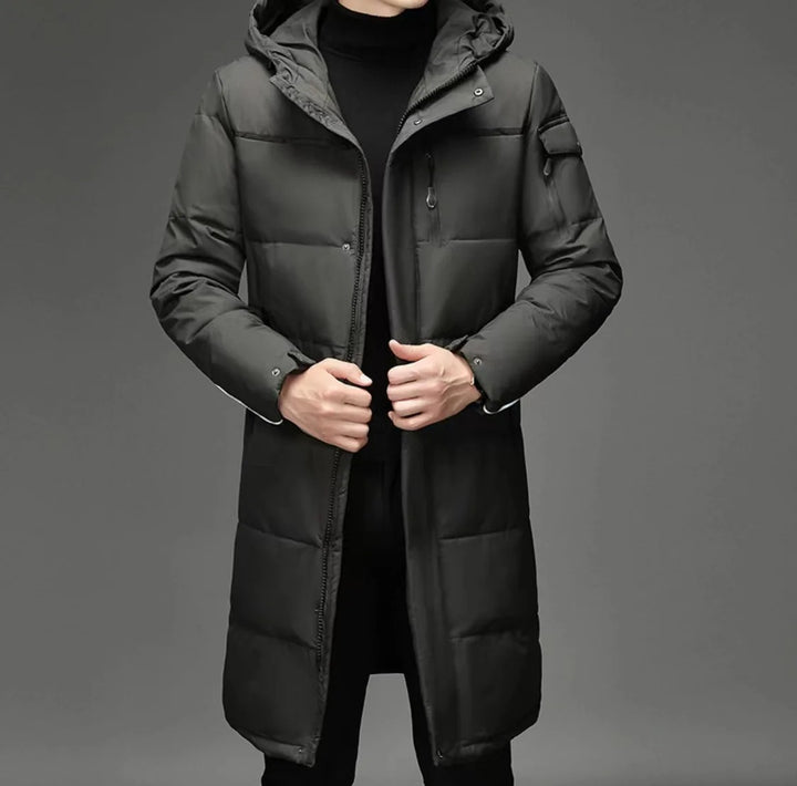Herren Daunenparka - Wasserdicht, Atmungsaktiv & Warm