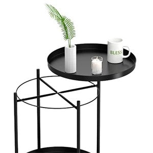 Tier Rundglas-Kaffeetisch - Moderner Sofatisch
