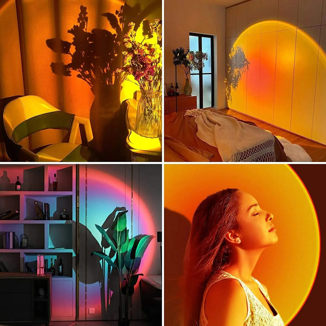 LED Projektionslampe – Stimmungsvoll | USB & Fernbedienung