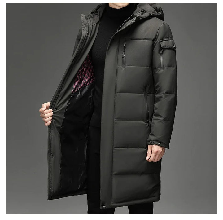 Herren Daunenparka - Wasserdicht, Atmungsaktiv & Warm