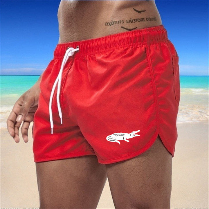 Mehrfarbige Damen-Sportshorts für Strandaktivitäten in leichten, elastischen Stoffen mit vielseitigem, auffälligem Design.