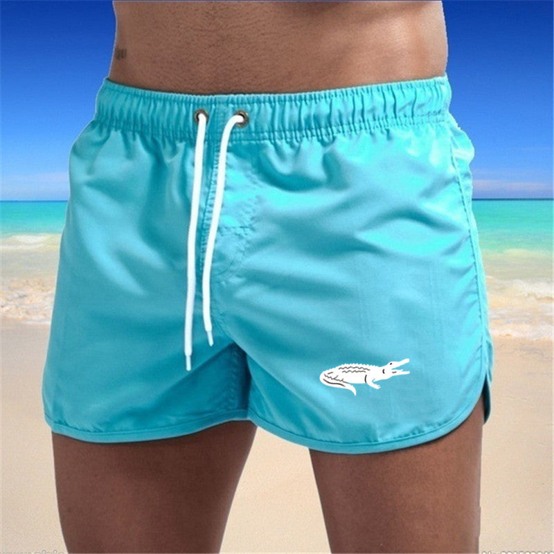 Mehrfarbige Damen-Sportshorts für Strandaktivitäten in leichten, elastischen Stoffen mit vielseitigem, auffälligem Design.