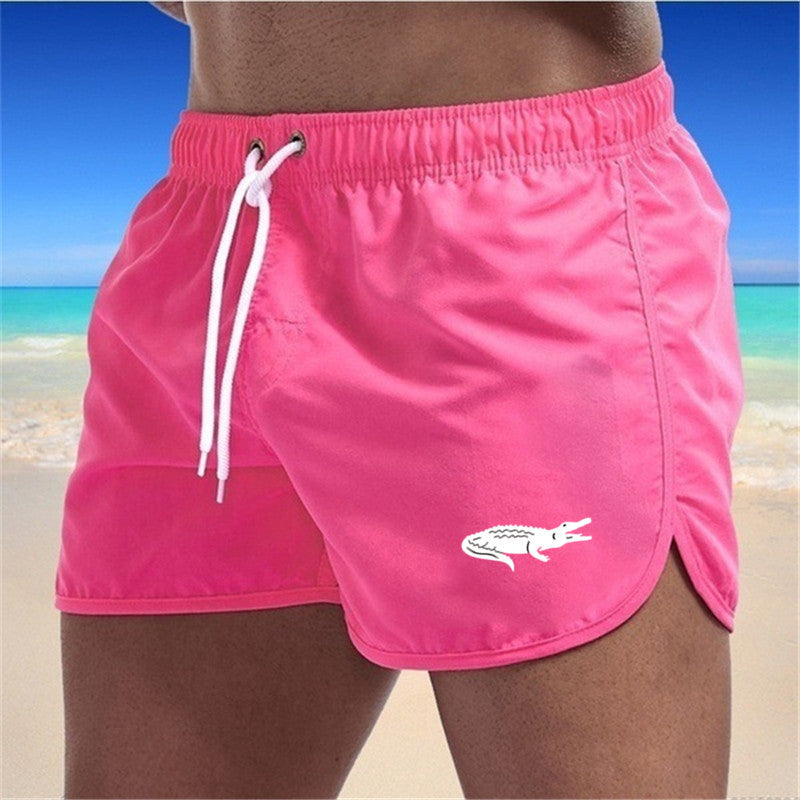 Mehrfarbige Damen-Sportshorts für Strandaktivitäten in leichten, elastischen Stoffen mit vielseitigem, auffälligem Design.