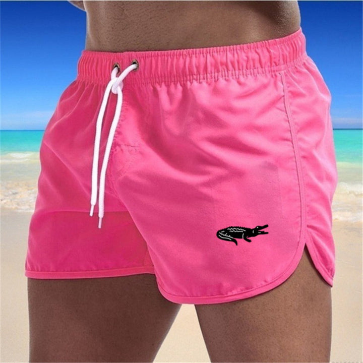 Mehrfarbige Damen-Sportshorts für Strandaktivitäten in leichten, elastischen Stoffen mit vielseitigem, auffälligem Design.
