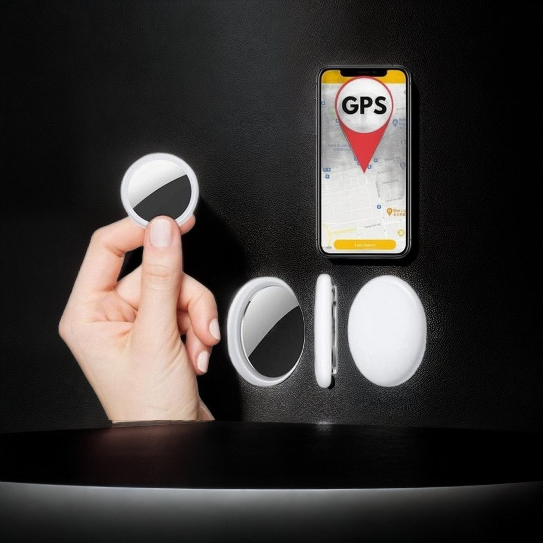 "Mini GPS-Tracker für Echtzeit-Tracking, kompakt und diskret, an einem Schlüsselbund befestigt für einfache Nutzung."