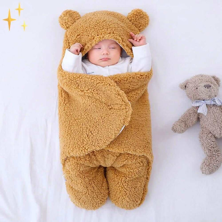 Teddybär Schlafsack Wickeldecke