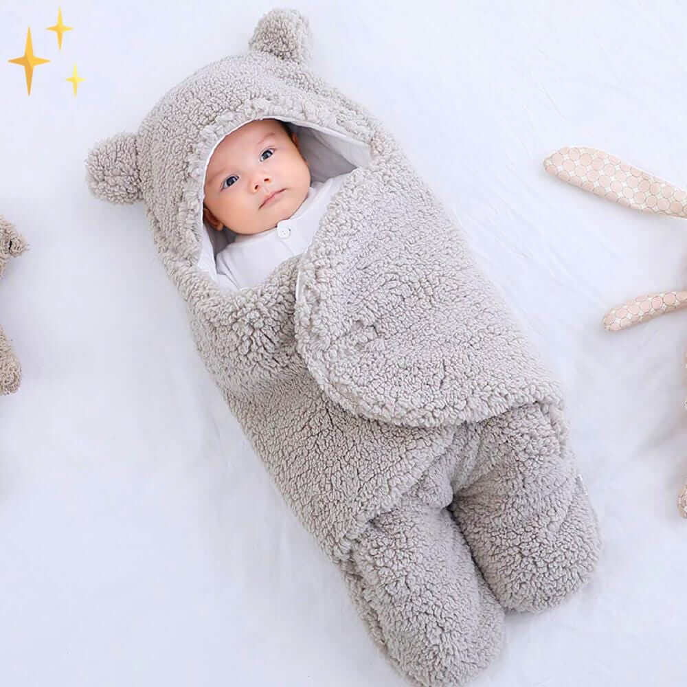 Teddybär Schlafsack Wickeldecke