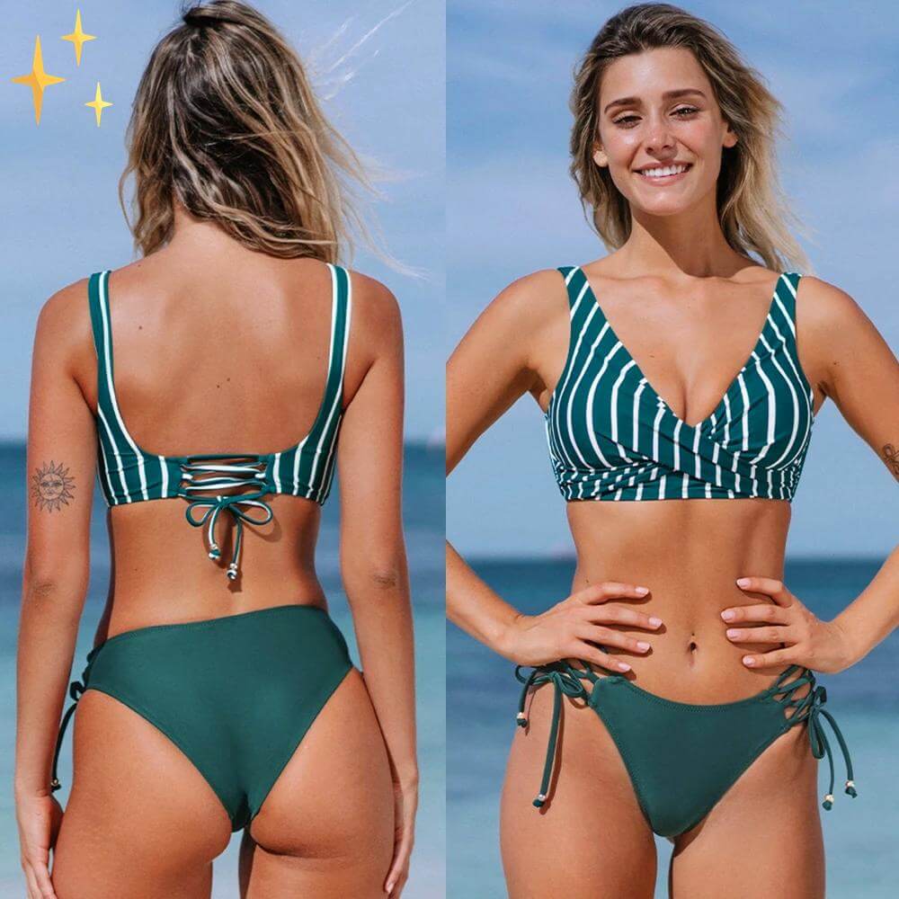 Bikini Set mit Blumenmuster