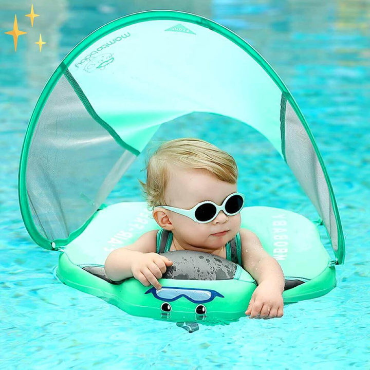 Kompakter und sicherer Baby-Schwimmer