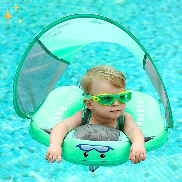 Kompakter und sicherer Baby-Schwimmer