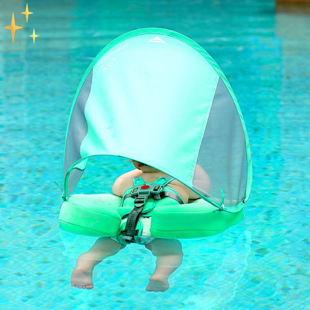 Kompakter und sicherer Baby-Schwimmer