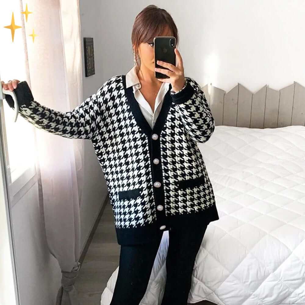 Oversized Stylisch und warm Cardigan