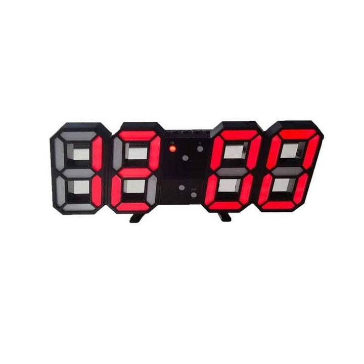 "Moderne 3D LED Wanduhr, dimmbar, minimalistisches Design, vielseitig für Wohnzimmer, Büro und Schlafzimmer einsetzbar"