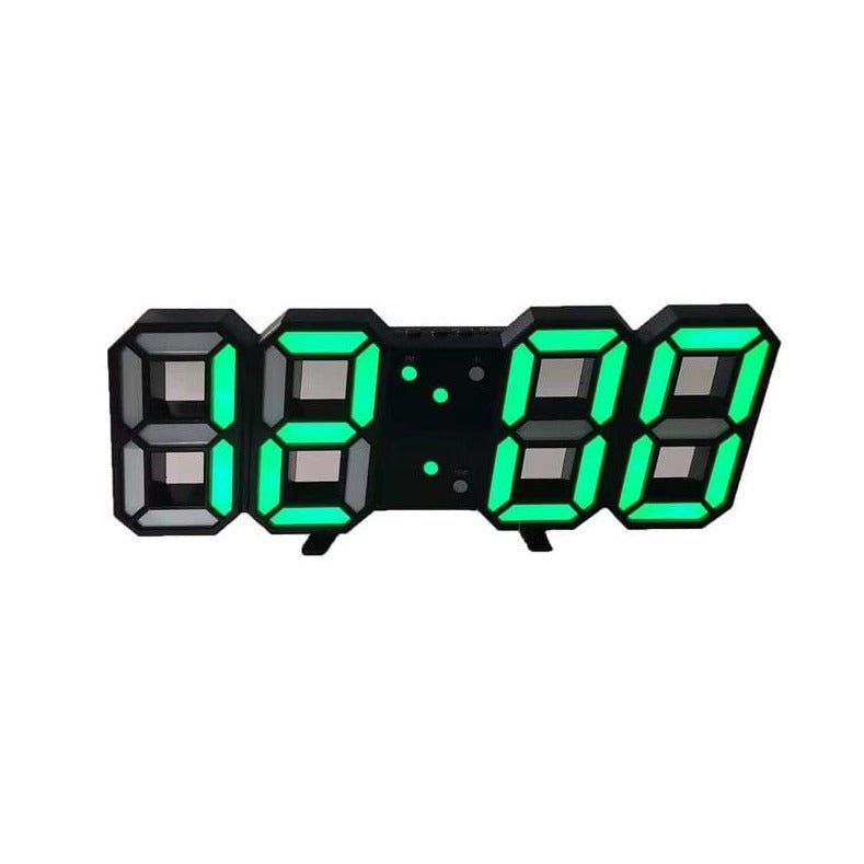 "Moderne 3D LED Wanduhr, dimmbar, minimalistisches Design, vielseitig für Wohnzimmer, Büro und Schlafzimmer einsetzbar"