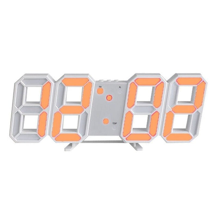 "Moderne 3D LED Wanduhr, dimmbar, minimalistisches Design, vielseitig für Wohnzimmer, Büro und Schlafzimmer einsetzbar"