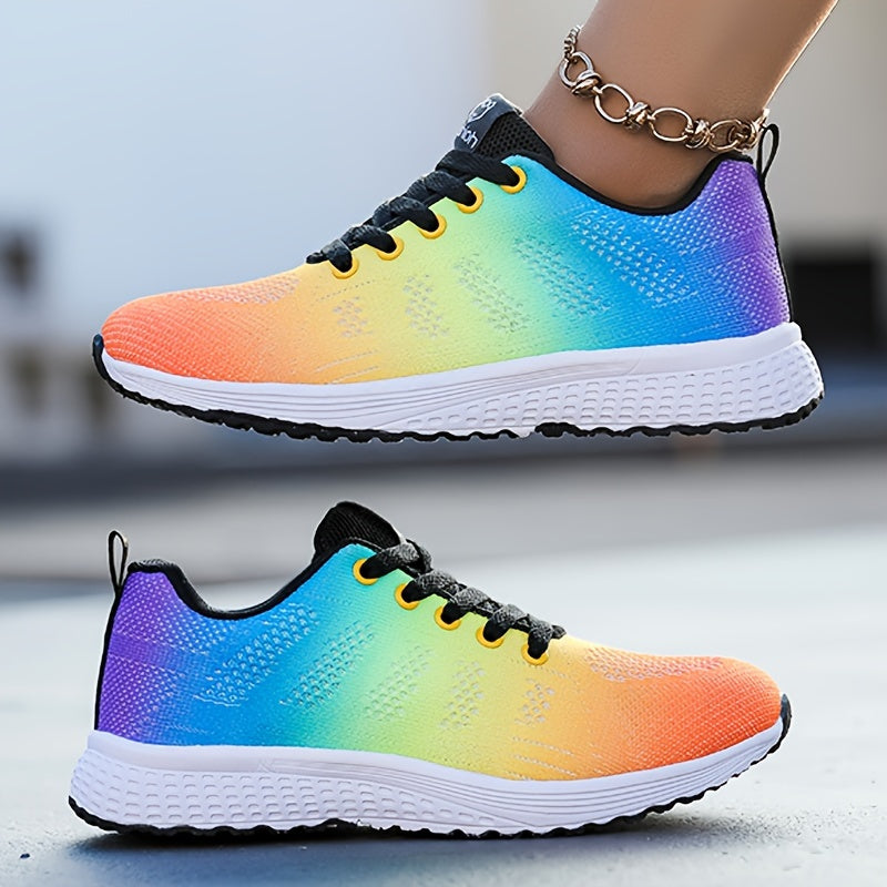 "Moderne atmungsaktive Damen-Sneaker, ideal für Freizeit und Sport, mit sicherem Schnürverschluss in Weißgrau."