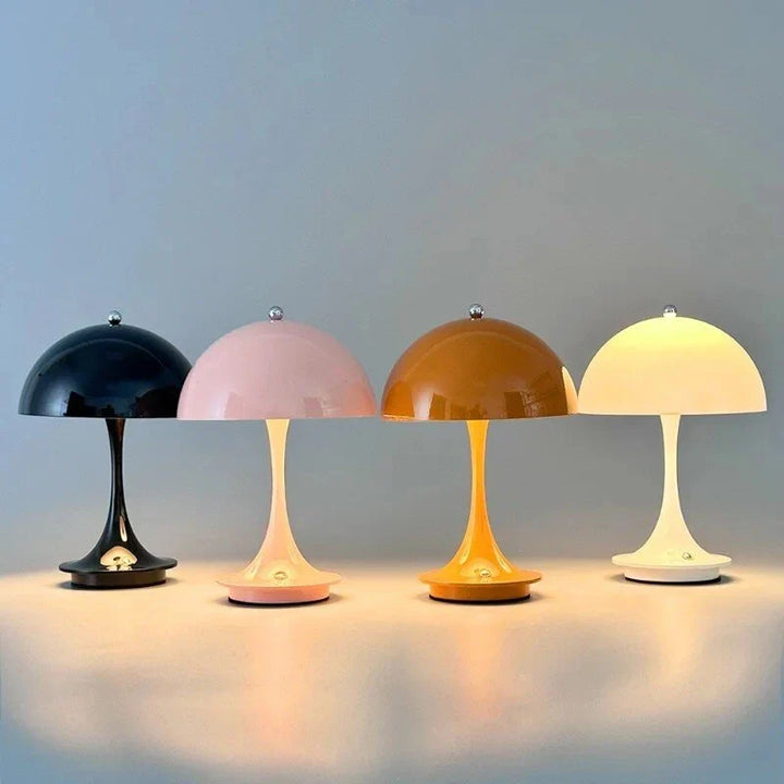 "Moderne kabellose Lampe mit Metall-Design, energieeffiziente LED, stilvoll für Wohnzimmer, Schlafzimmer, Büro"