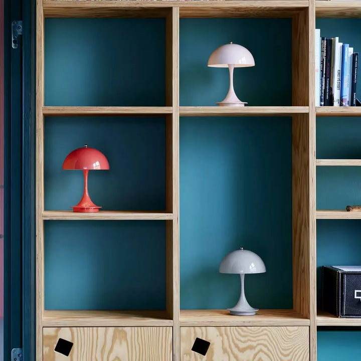 "Moderne kabellose Lampe mit Metall-Design, energieeffiziente LED, stilvoll für Wohnzimmer, Schlafzimmer, Büro"