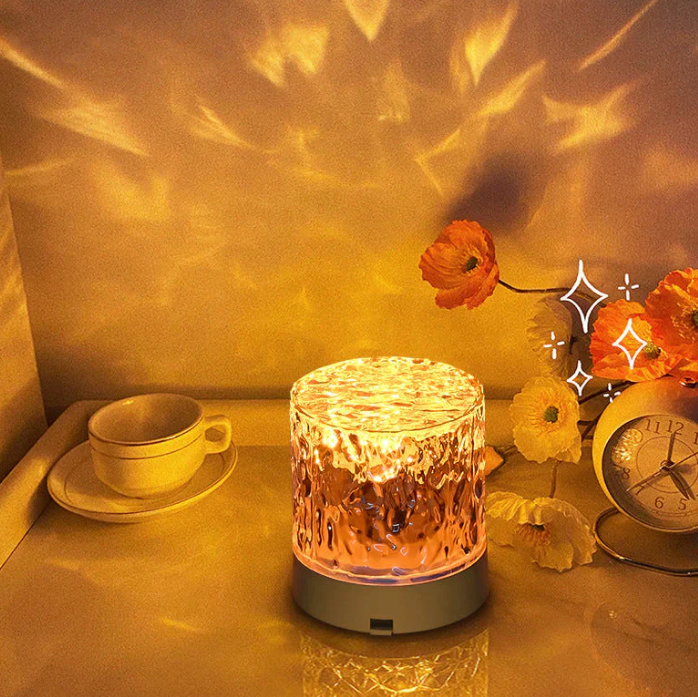 "Moderne kabellose LED-Stimmungsleuchte, RGB-Farben, Fernsteuerung, USB-Ladung, flexibles Design ohne Kabel"