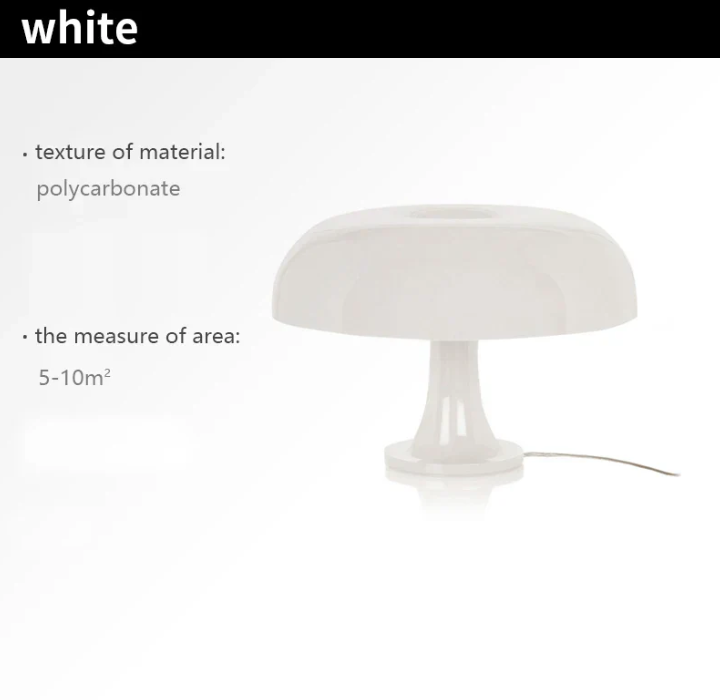 "Moderne LED-Pilz-Tischlampe, minimalistisch, energiesparend, ideal für Wohn- und Schlafzimmer mit sanftem, warmem Licht."