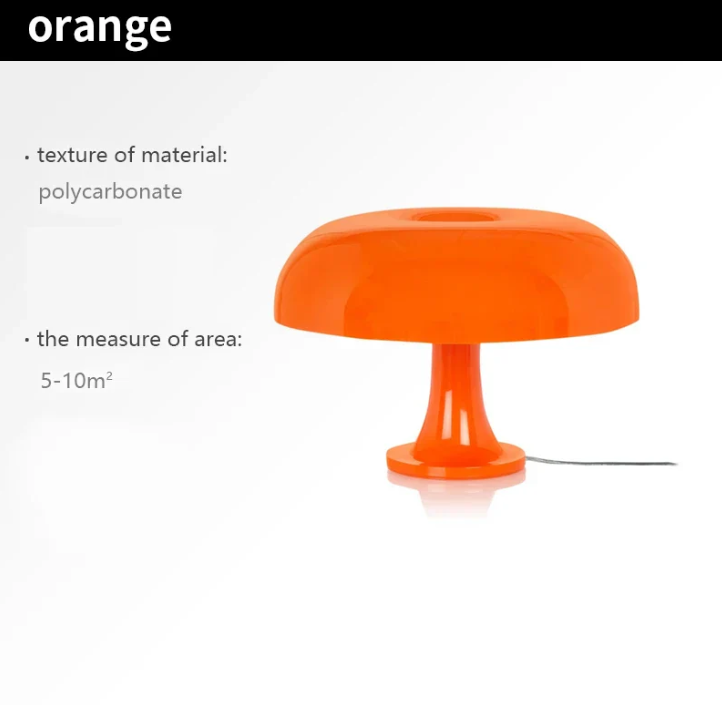 "Moderne LED-Pilz-Tischlampe, minimalistisch, energiesparend, ideal für Wohn- und Schlafzimmer mit sanftem, warmem Licht."