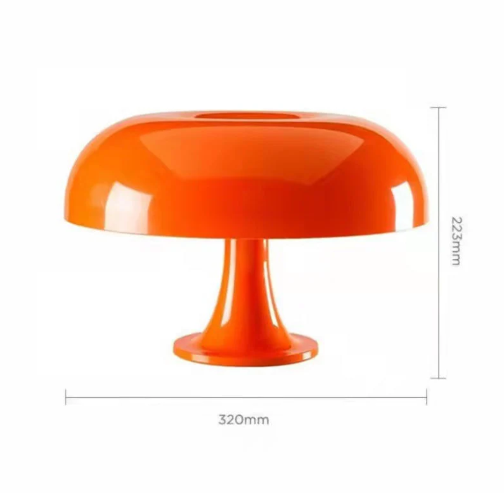 "Moderne LED-Pilz-Tischlampe, minimalistisch, energiesparend, ideal für Wohn- und Schlafzimmer mit sanftem, warmem Licht."