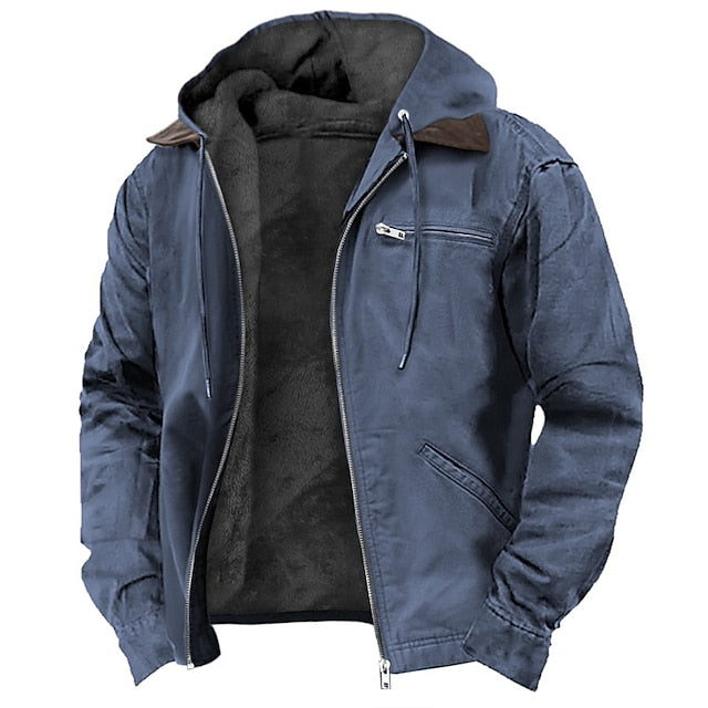 Moderne wetterfeste Outdoor-Jacke, blau, für Damen, mit Kapuze, ideal für Abenteuer bei Wind und Regen, stilvolles Design.